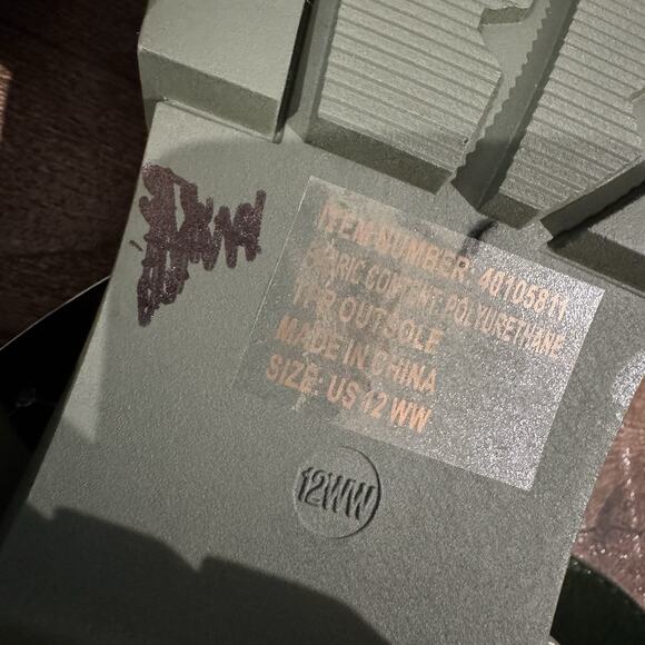 NWT Torrid Olive Green Lug Outsole Heel Sandals Chunky Platform Y2K 12 WW Buckle - Picture 6 of 7